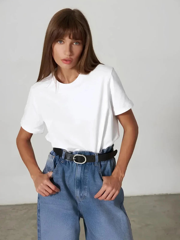 Camiseta Feminina Violezza Aurora Branca