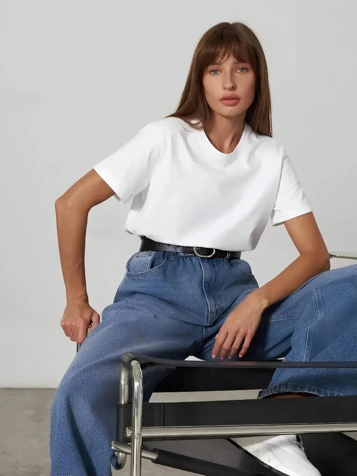 Camiseta Feminina Violezza Aurora Branca
